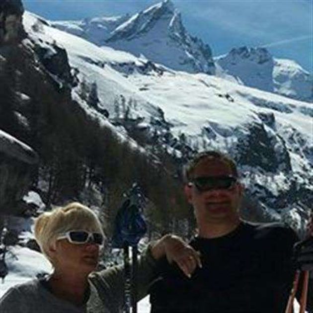 David and Jane cross country at le pont